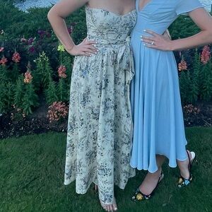 V. Chapman Valentina Dress in Blue Bouquet